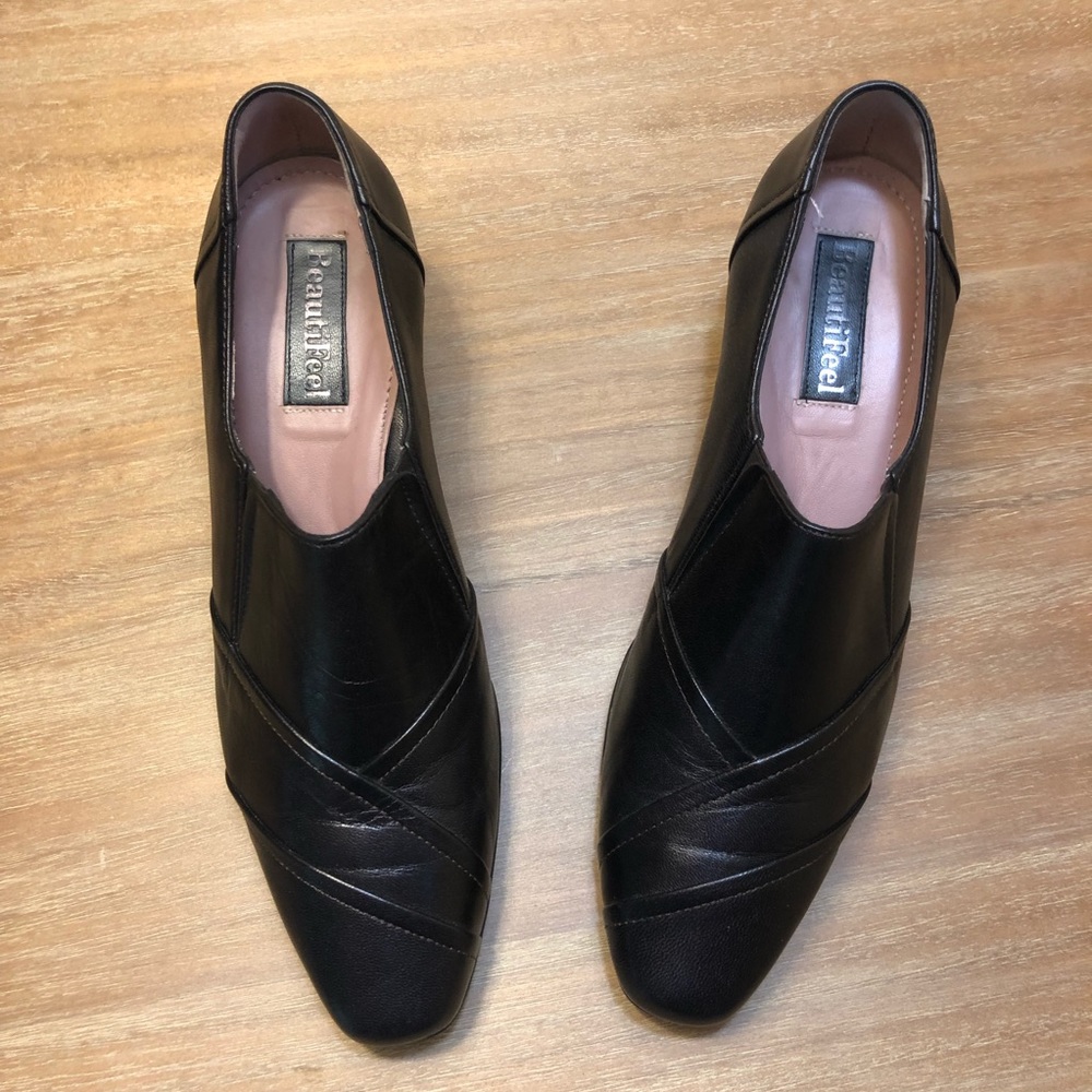BeautiFeel Black Patterned Heels